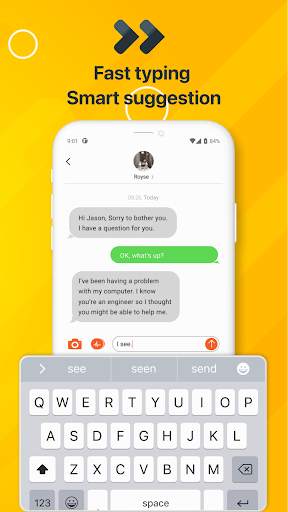 iOS Keyboard for Android screenshot 3