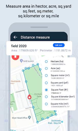 GPS Area Measure On Map screenshot 2