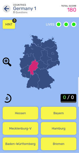 Map Quiz World Geography screenshot 2