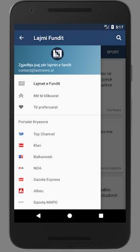 Lajmi Fundit - Shqipëri screenshot 2