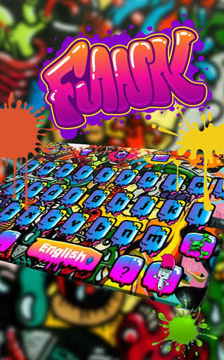 Graffiti Keyboard Theme screenshot 1