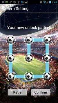 Football Pattern Live Lock-LWP screenshot 2
