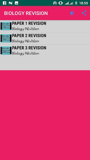 Biology Paper 1,Paper 2 ,Paper 3 Revision  answers screenshot 6