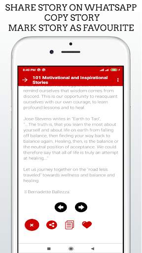 101 Best Motivational Stories in English Offline screenshot 4