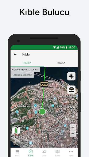 Muslim: Namaz Vakitleri, Kıble screenshot 2