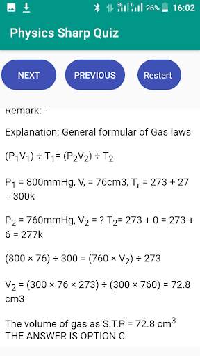 Physics Sharp Quiz screenshot 5