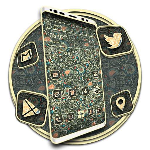 Floral Art Launcher Theme 1.0