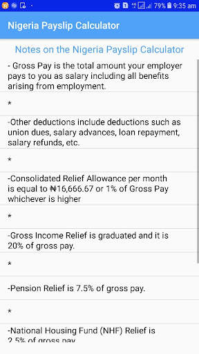 Nigeria Payslip Calculator screenshot 6