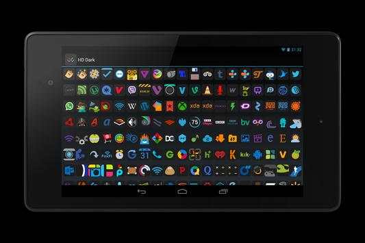 HD Dark Free - Icon Pack screenshot 9