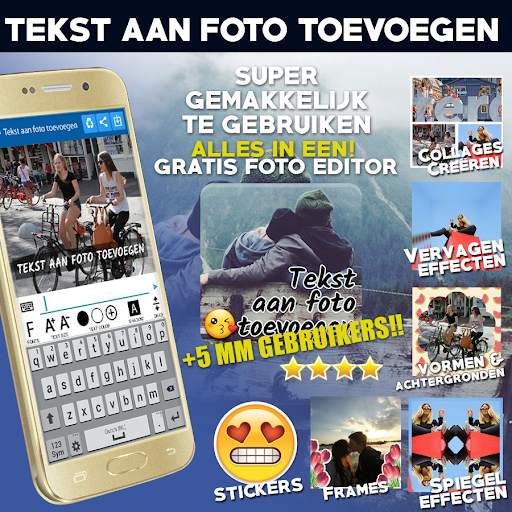 Tekst aan foto toevoegen App (2020) screenshot 1