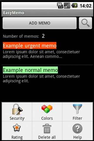 Easy Memo - Protect your memos screenshot 1