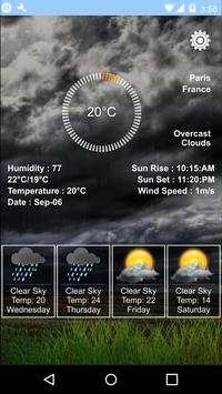 Weather forecast update-weekly screenshot 1