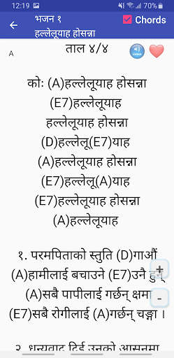 Christian Bhajan Chords screenshot 4