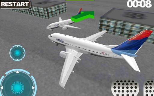 Airport 3D airplane parking screenshot 2