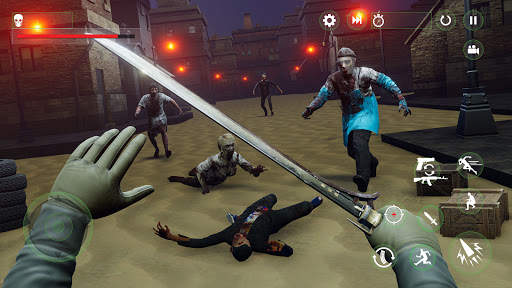 Misi Penembakan Zombie FPS - Pembunuh Zombie Terak screenshot 4