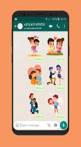 Romantic Stickers For Whatsapp 💖 - WAStickerApp💖 screenshot 4