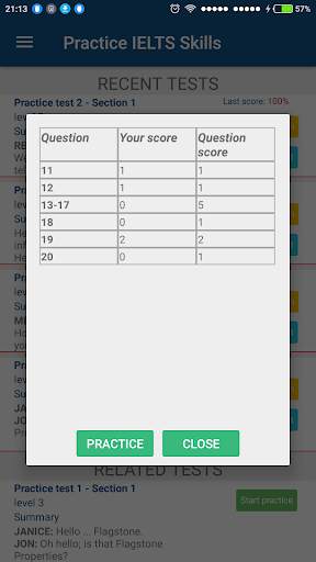 IELTS test - Free practice screenshot 8
