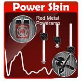 الأحمر المعدنية Poweramp on 9Apps