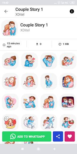 Sticker for Whatsapp FREE 3 تصوير الشاشة