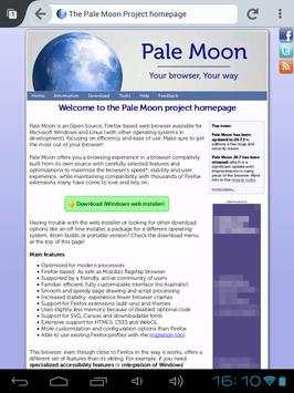 Pale Moon web browser screenshot 3
