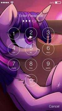 Pony Sketch PIN Screen Lock screenshot 2
