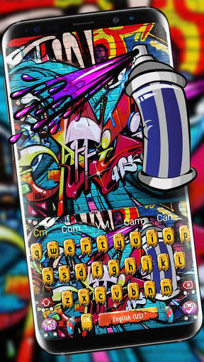 3D Street Art Graffiti Keyboard Theme screenshot 2