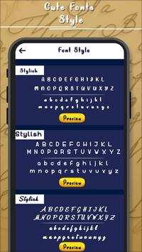 Cute Fonts Style screenshot 2