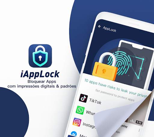 Bloquear App, Impressão digital & PIN, iAppLock screenshot 1