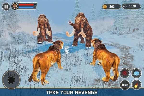 Sabertooth Tiger Revenge: Animal Fighting Games screenshot 6
