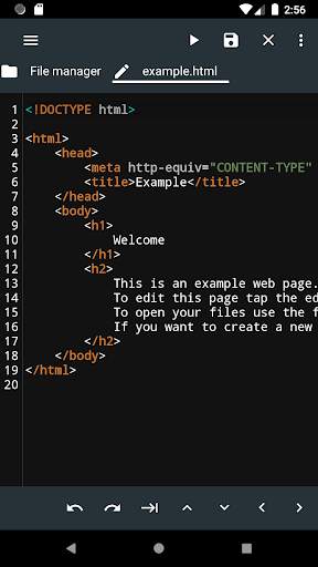 Html Editor screenshot 1