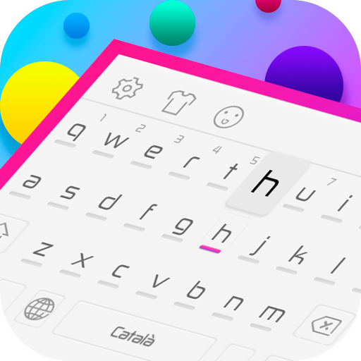 Pure White Keyboard icon