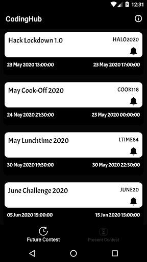Coding Hub - (Contest Notifier) скриншот 8