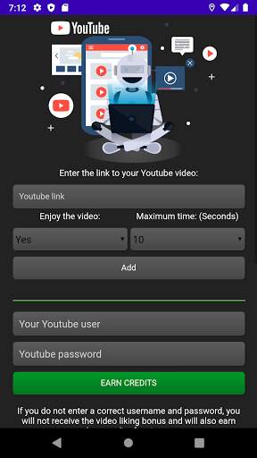 Youtube Visitor Robot - Increase your visits screenshot 1