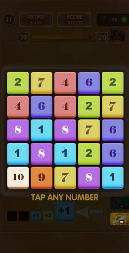 Number Game - Math-3 Game - Merge Block Raising screenshot 6