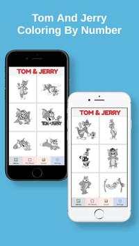 Color by Number Tom and Jerry Pixel Art screenshot 1
