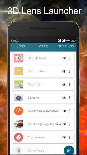 3D Lens Launcher - Launcher 2019 screenshot 3