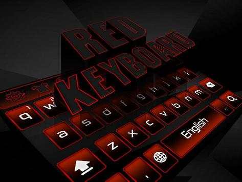 Rote Tastatur screenshot 3