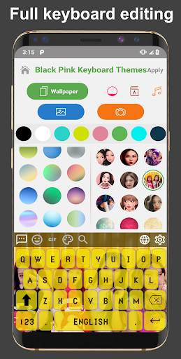 Black Pink Keyboard Theme screenshot 4