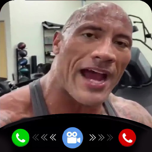 The Rock Fake Video Call - Prank Dwayne Johnson icon
