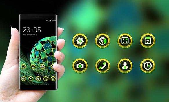 Fantasy geometry theme ball surface wallpaper скриншот 4