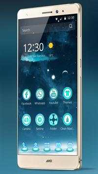 Galaxy Sci-Fi Launchr Theme 5 تصوير الشاشة