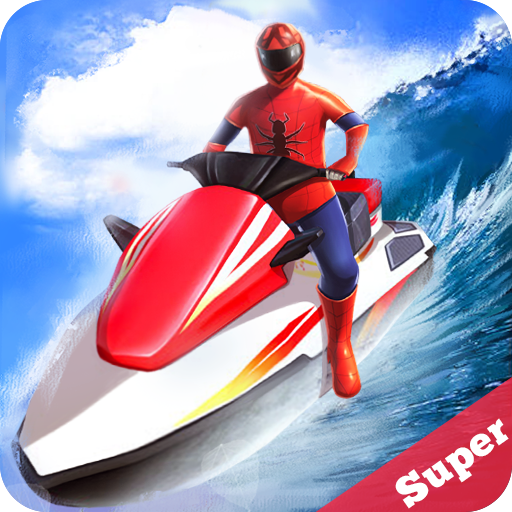 corsa acqua jetski: supereroi campionato icon