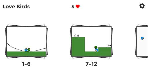 Love Birds - Physics Ball Game Brain Teaser स्क्रीनशॉट 1