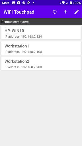 WiFi Touchpad screenshot 1