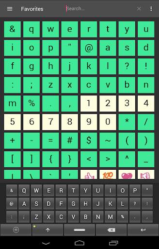 Keyboard Kustom untuk Android - Pintasan Simbol 2 screenshot 7