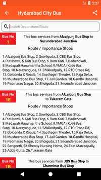 Hyderabad City Bus screenshot 2