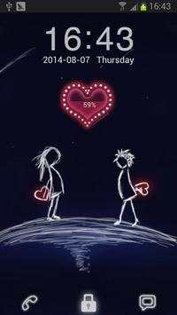 Forever Love Go Locker Theme 1 تصوير الشاشة