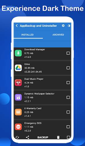 Uninstaller : App Backup , Multi App Uninstaller screenshot 2