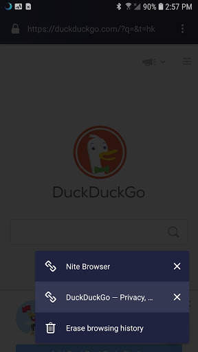 Nite Browser: Privacy First screenshot 2