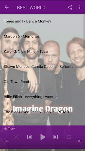 Imangine music dragon song popular screenshot 6